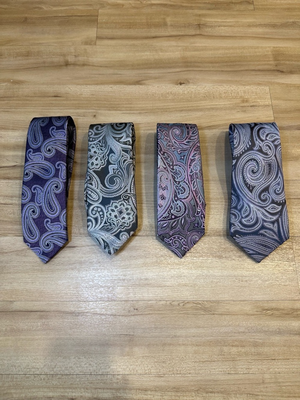 Bundle of 4 Paisley Ties